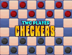 two player checkers